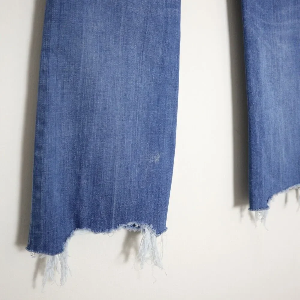 Madewell Size 23 Cali Demi-Boot Jeans Destructed-Hem Edition Style H5900 - Picture 11 of 11